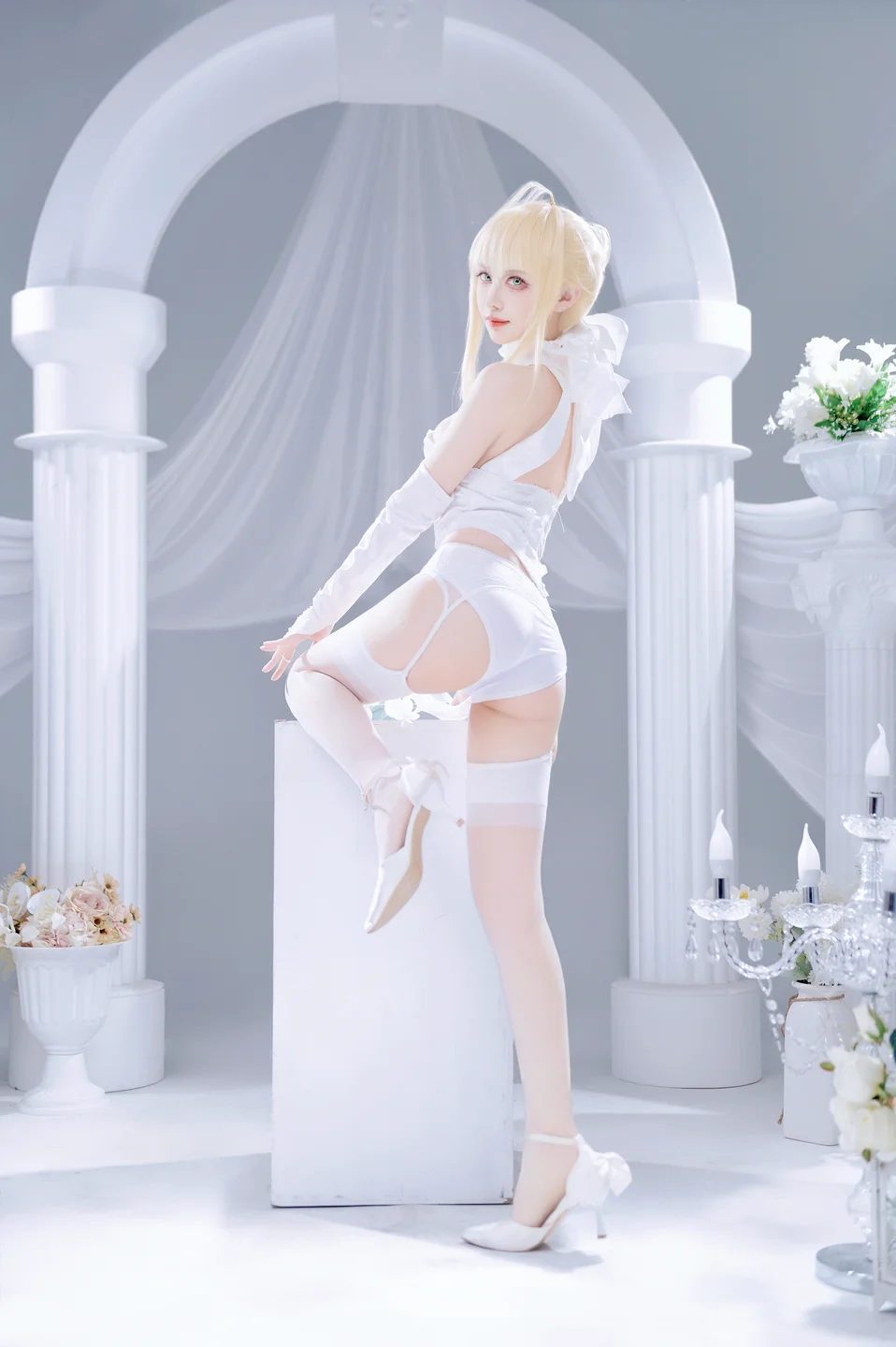 Shika小鹿鹿 - Fate Saber花嫁 [22P-284MB] tg@simisebaisi 【丝足阁】006.webp